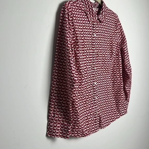 Charter Club Relaxed Fit Westie Scottish Terrier 100% Cotton Flannel Shirt 12 - Picture 3 of 8